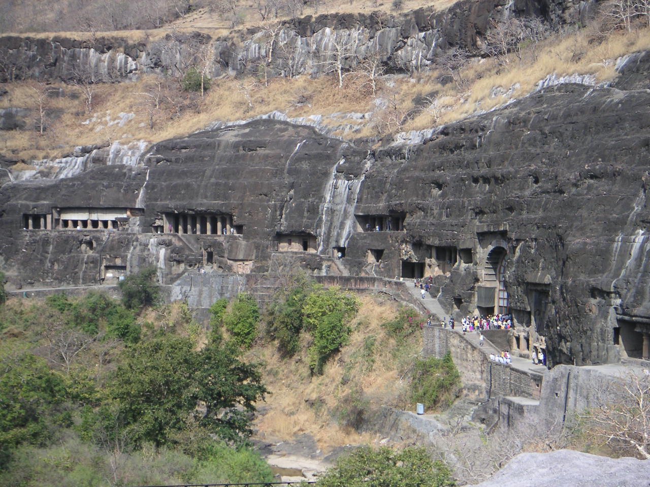 Ajanta’s surviving Buddhist caves