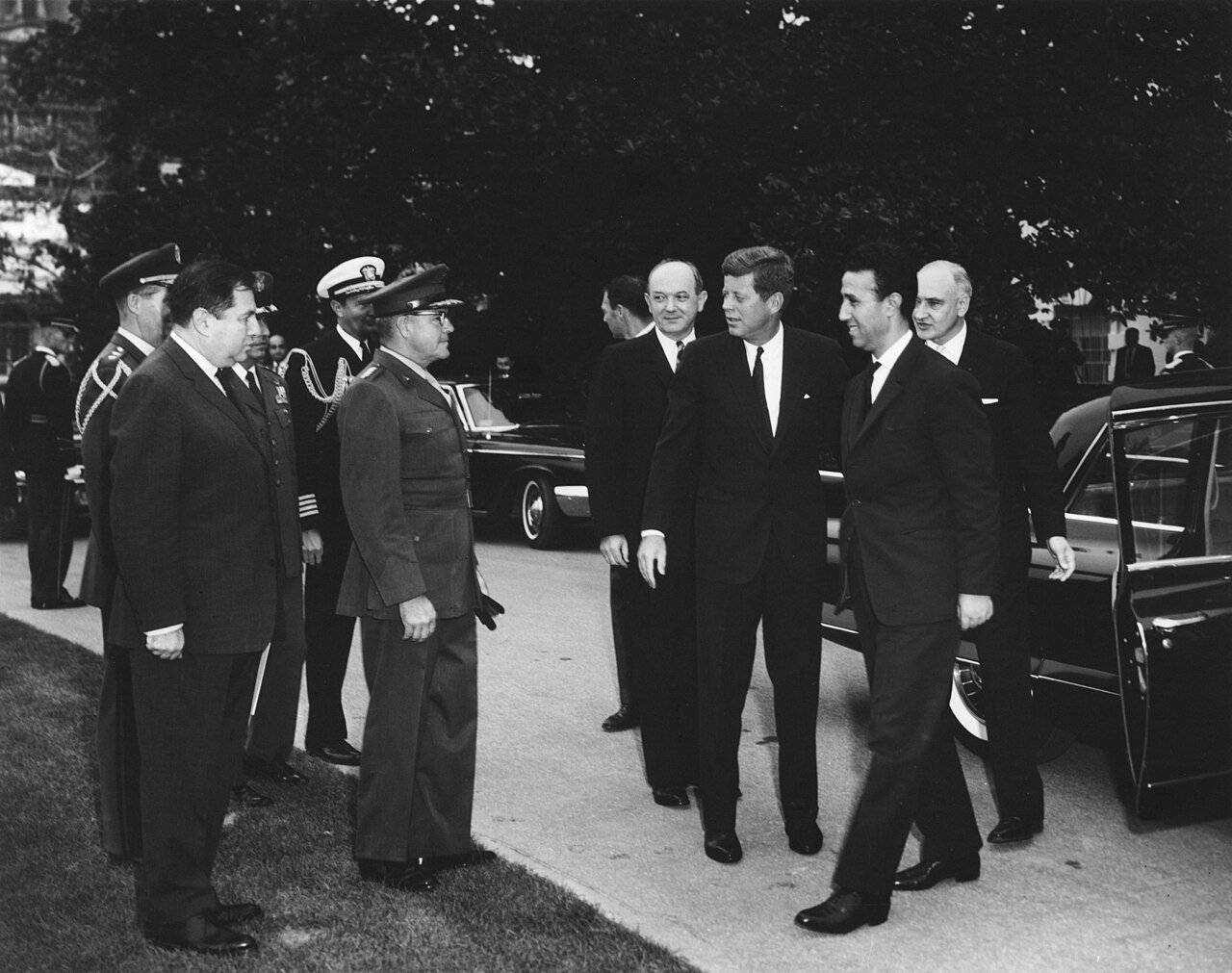 Ahmed Ben Bella visits the White House, 1962