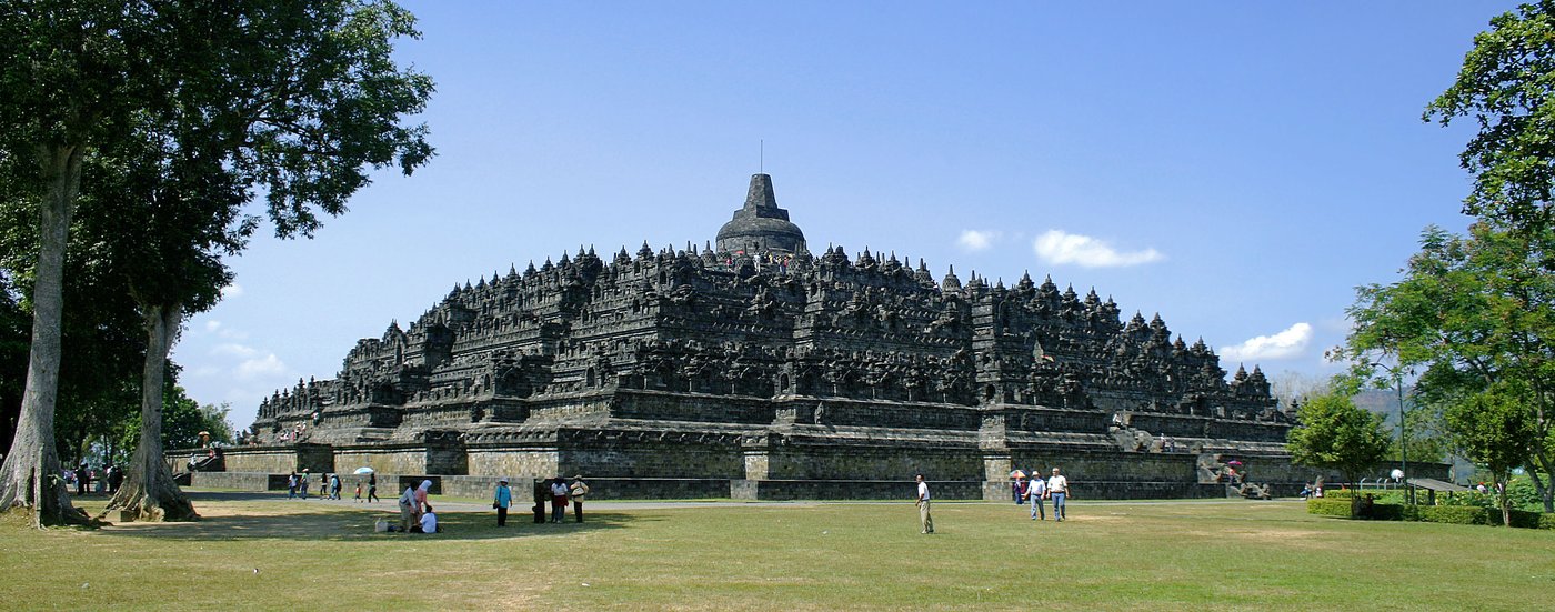 Borobudur from the northwest