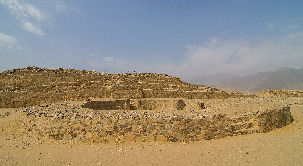 Caral’s pyramid and circular court