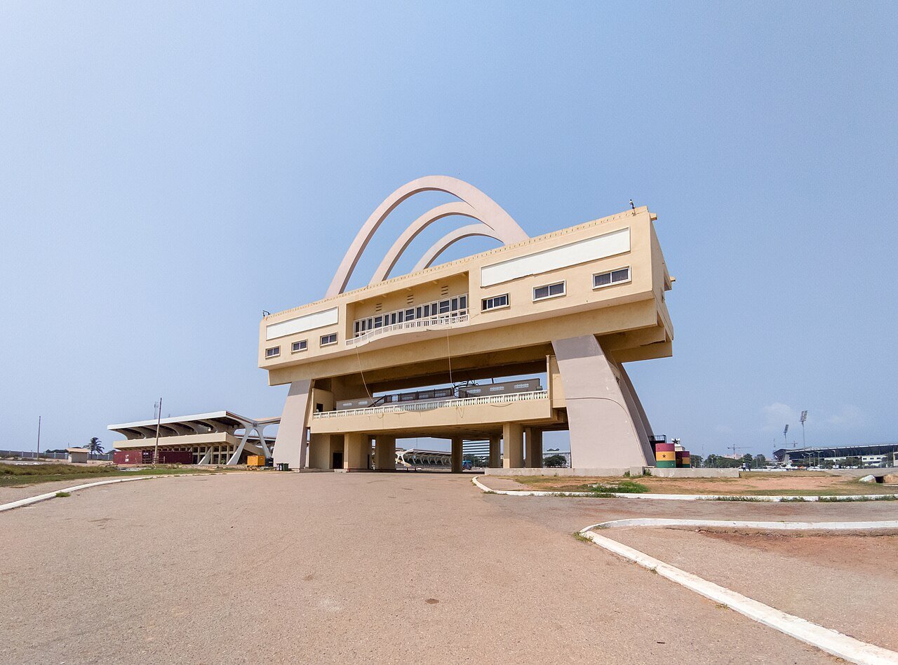 The Independence Arch in Accra