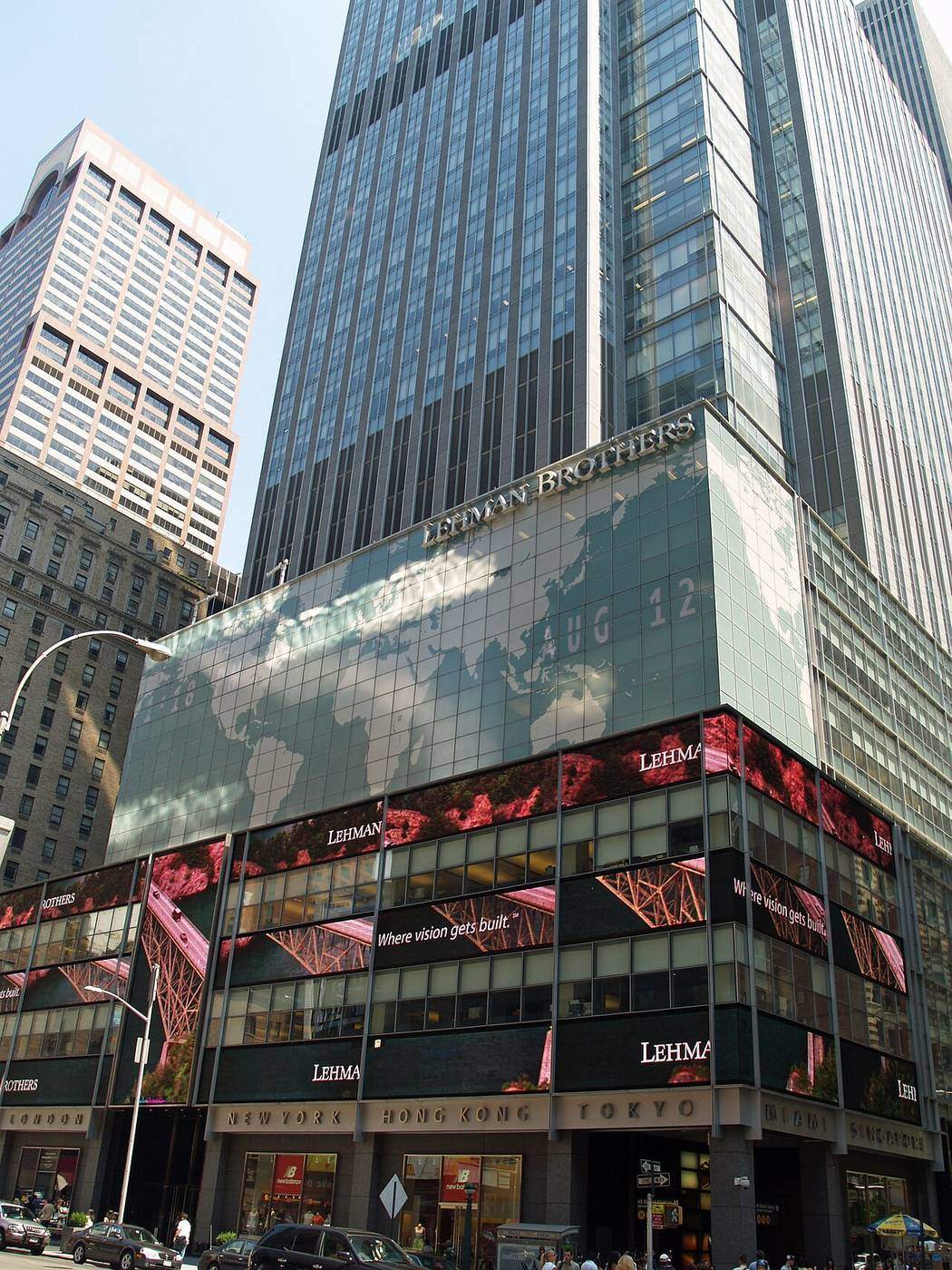 Lehman Brothers’ New York headquarters
