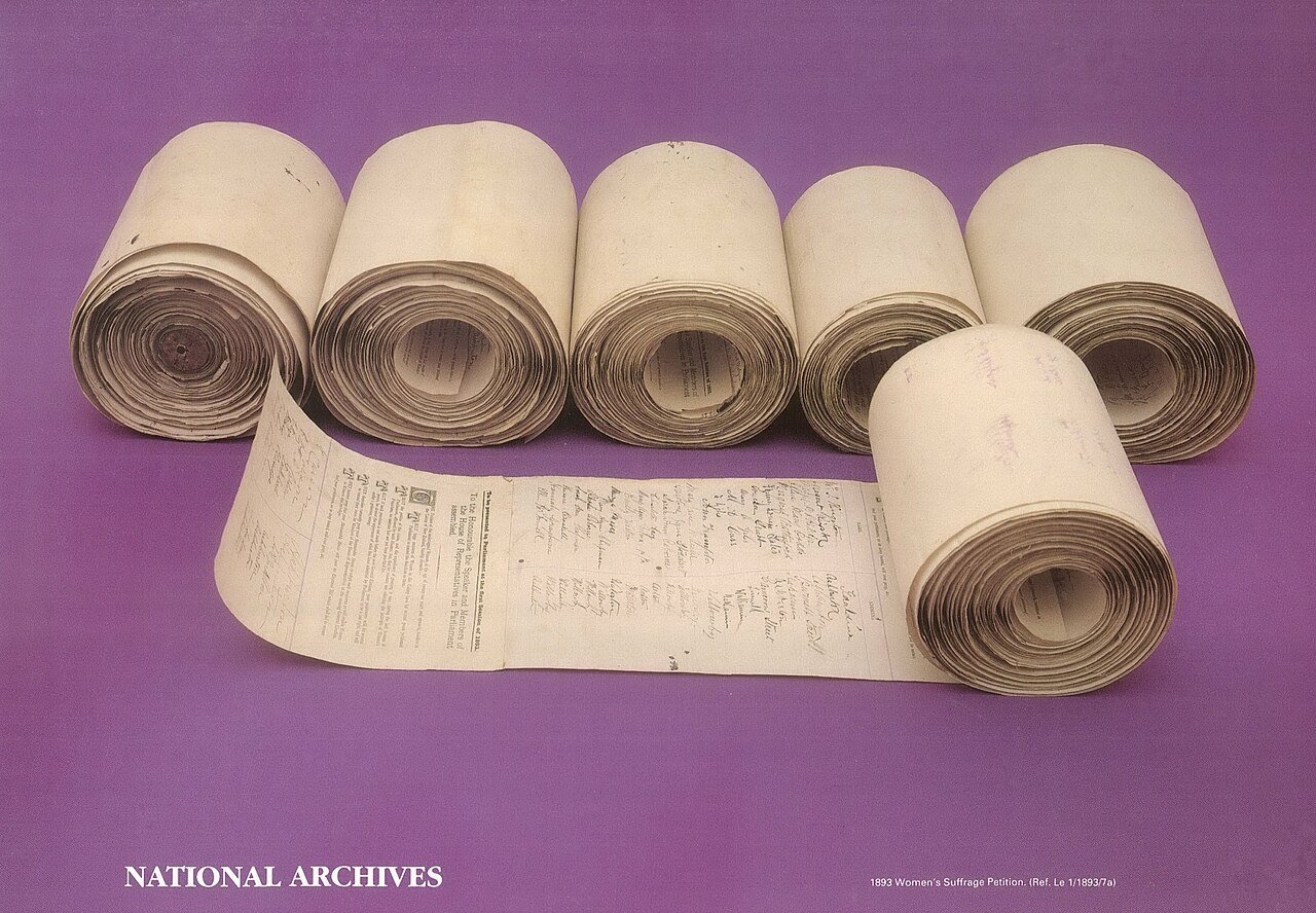 The 1893 women’s suffrage petition