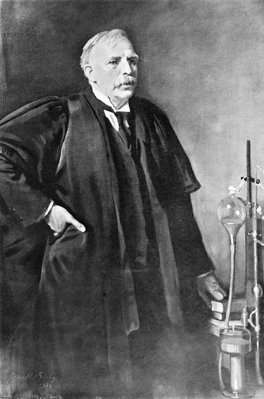 Portrait of Ernest Rutherford.