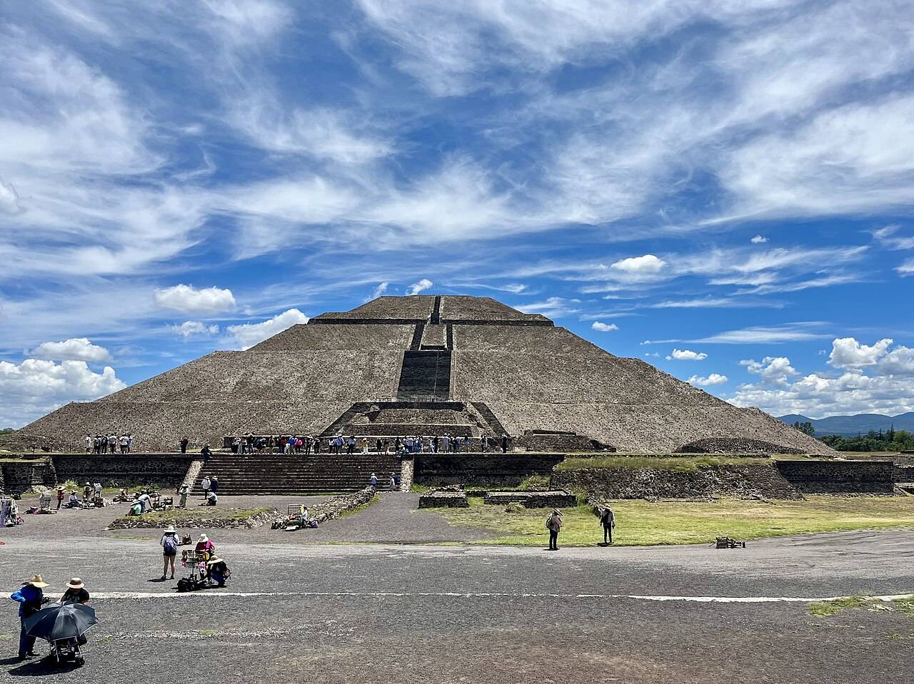 The Pyramid of the Sun at Teotihuacan