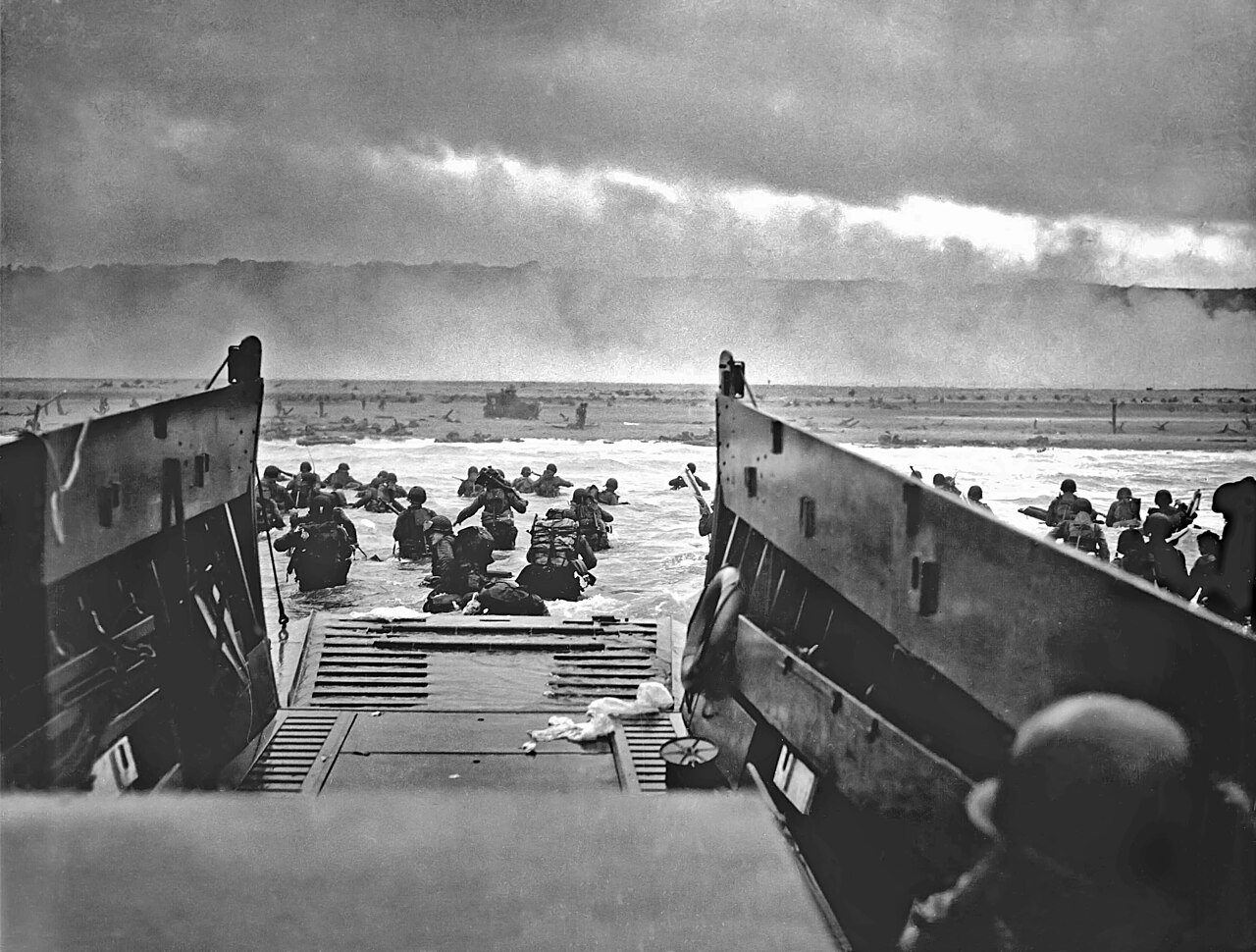 Landing at Omaha Beach on D-Day